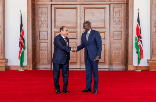 President William Ruto on Thursday, January 16, 2025, hosted the Egyptian envoy to Kenya Wael Nasreldin Attiya at State House Nairobi.