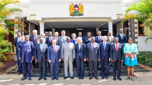 Senator Chris Coon meeting with President William Ruto and other leaders on August 18, 2022. PHOTO/@WilliamsRuto/X
