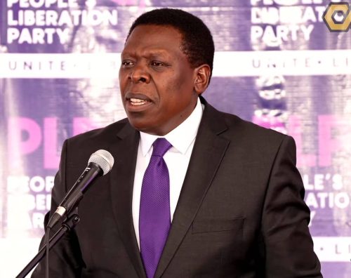 Democratic Action Party of Kenya,(DAP-K) Leader Eugene Wamalwa speaking during the People's Liberation Party unveiling in Nairobi. PHOTO/@EugeneLWamalwa/X