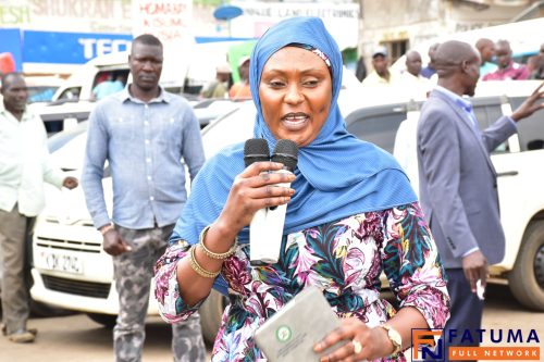 Migori Woman Representative Fatuma Mohammed during a past event.