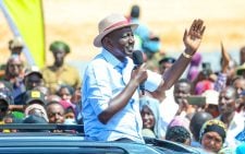 Isiolo residents chant 'Ruto must go' during his regional tour, cut short his address