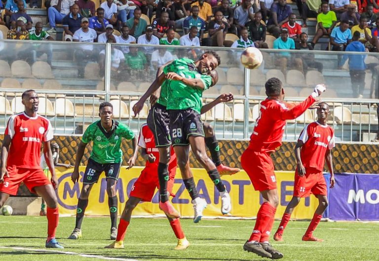 Part of the action of Gor Mahia FC against KSG Ogopa. PHOTO/@fkfcup/X