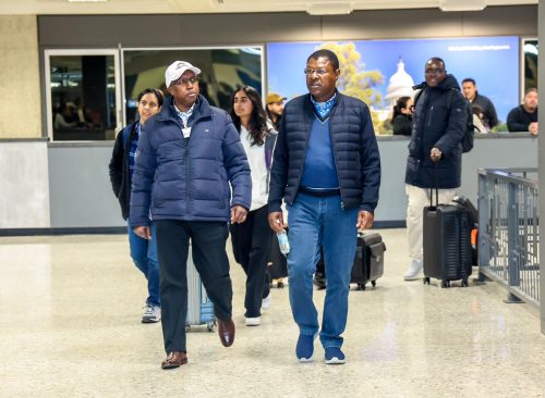 Speaker Moses Wetang'ula in the US on Monday February 3, 2025. PHOTO/@HonWetangula/X