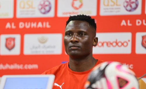 Harambee Stars' captain Michael Olunga. PHOTO/Al Duhail SC
