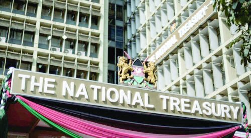 National Treasury building. PHOTO/@KeTreasury/X