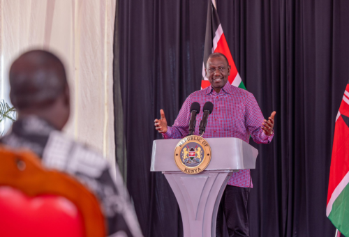 President William Ruto Speaking in State House, Mombasa on Monday, February 24, 2025.