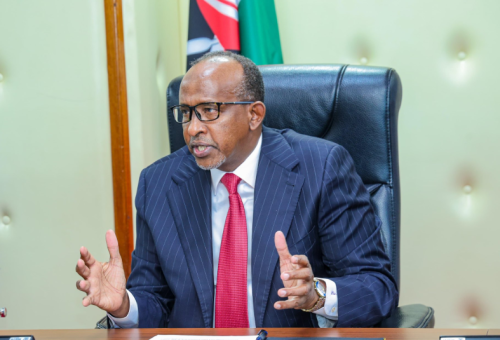 Health Cabinet Secretary Aden Duale.