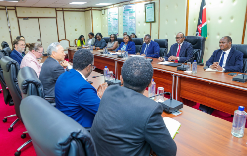 Aden Duale with World Bank delegation