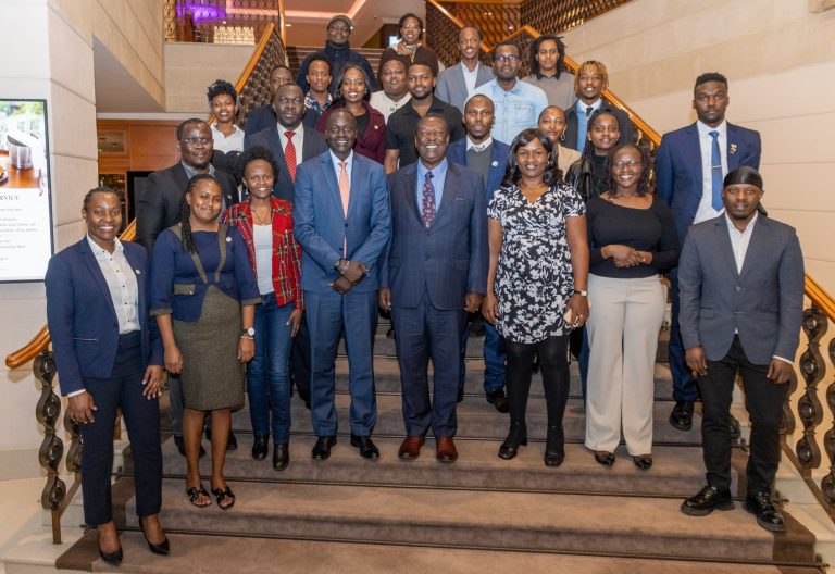 Mudavadi interacts with Kenyan students and professionals in Hungary