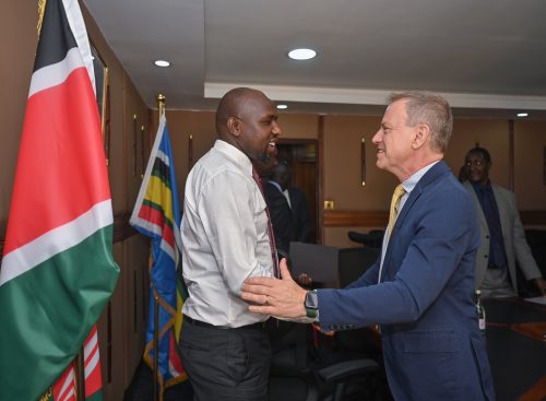CS Kipchumba Murkomen during a meeting on Tuesday, March 4, 2025. PHOTO/@kipmurkomen/X