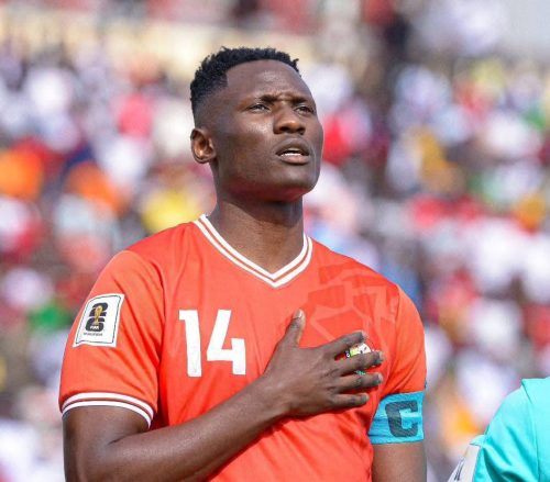 Striker Michael Olunga. PHOTO/@ogadaolunga/X