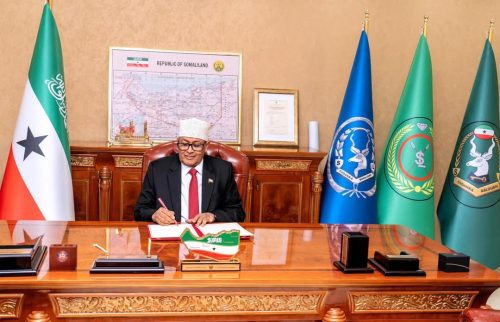 Somaliland President Abdirahman Mohamed Abdullahi. PHOTO/https://www.facebook.com/MFASomaliland