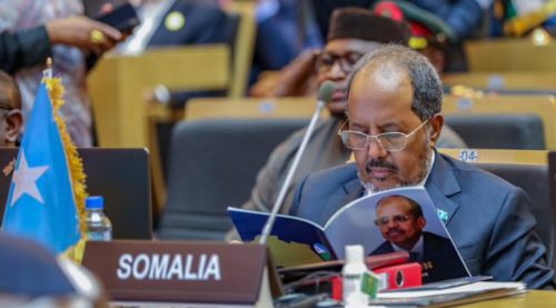 Somalia president Hassan Sheikh Mohamud.
