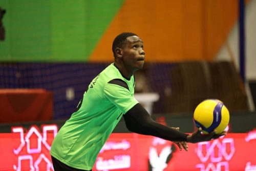 Denis Esokon of APR Rwanda Men's volleyball Team