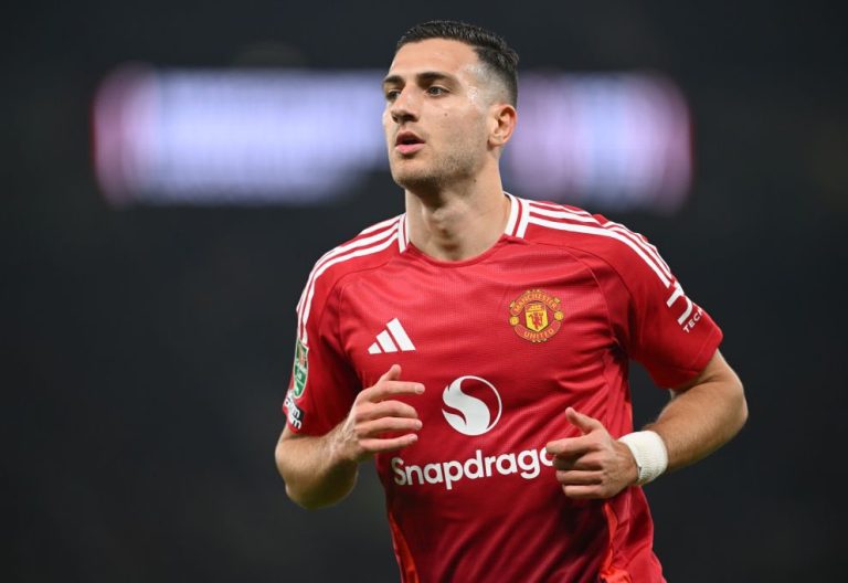 Manchester United player Diogo Dalot. PHOTO/@ManUtd/X