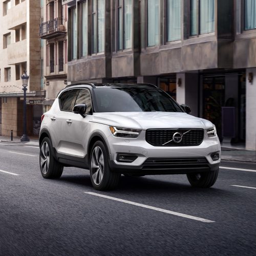 An advertisement graphic of a Volvo car. PHOTO/@VolvoCarUSA/X