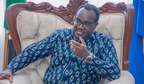 Education CS Julius Migos Ogamba at a past event. PHOTO/@juliusogamba_/X