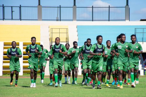 Rising Stars in a training session. PHOTO/@Harambee__Stars/X