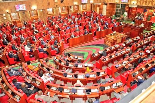 National Assembly plenary. PHOTO/@NAssemblyKE/X