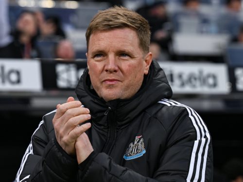 Newcastle Manager Eddie Howe. PHOTO/@NUFC/X