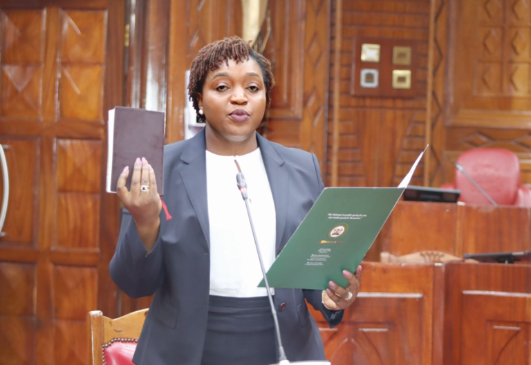 Ghosts of nets scandal haunt Nakhumicha at vetting panel