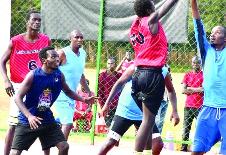 A past Eldoret Basketball League action. PHOTO/EBL 