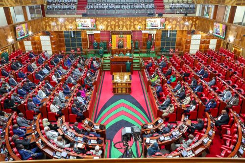Parliament in session
