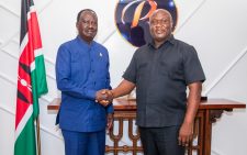 Raila meets DNA party leader Godfrey Kanoti
