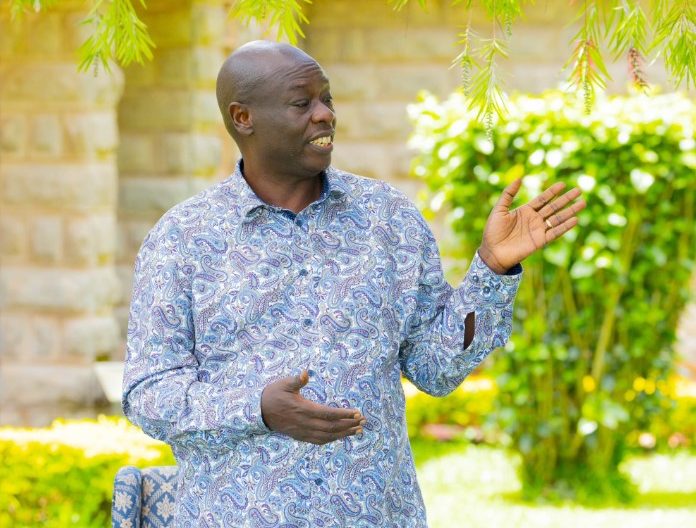 Rigathi Gachagua during a meeting at his Wamunyoro home in Nyeri on Saturday April 19, 2025. PHOTO/https://web.facebook.com/DPGachagua