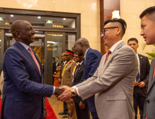 President William Ruto when he arrived in China on Tuesday, April 22, 2025. PHOTO/@WilliamsRuto/X
