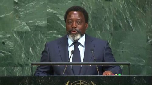 Congo's former President Joseph Kabila. PHOTO/https://www.facebook.com/pressepresidentielle.rdc