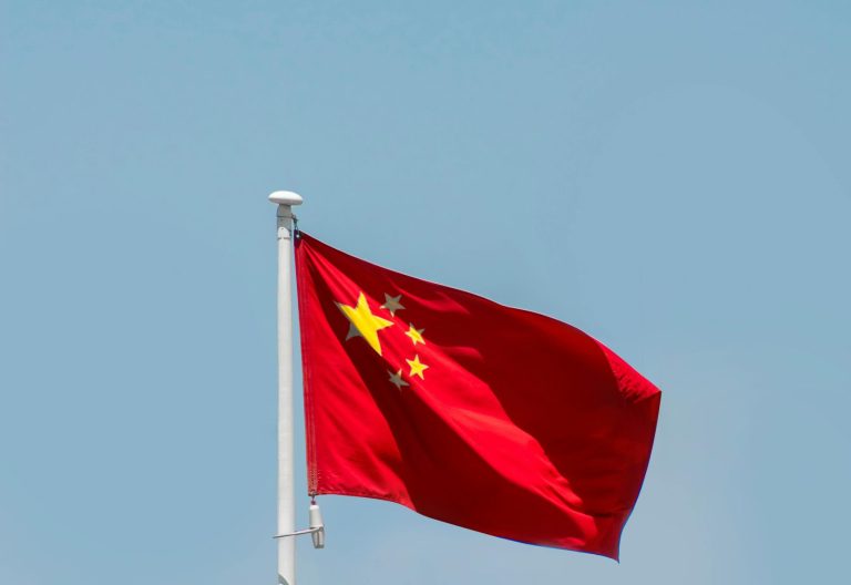 The flag of China. Image used for representation purposes. PHOTO/Pexels