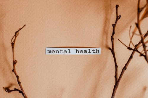 Mental health written on a paper. Image used for representation purposes. PHOTO/Pexels