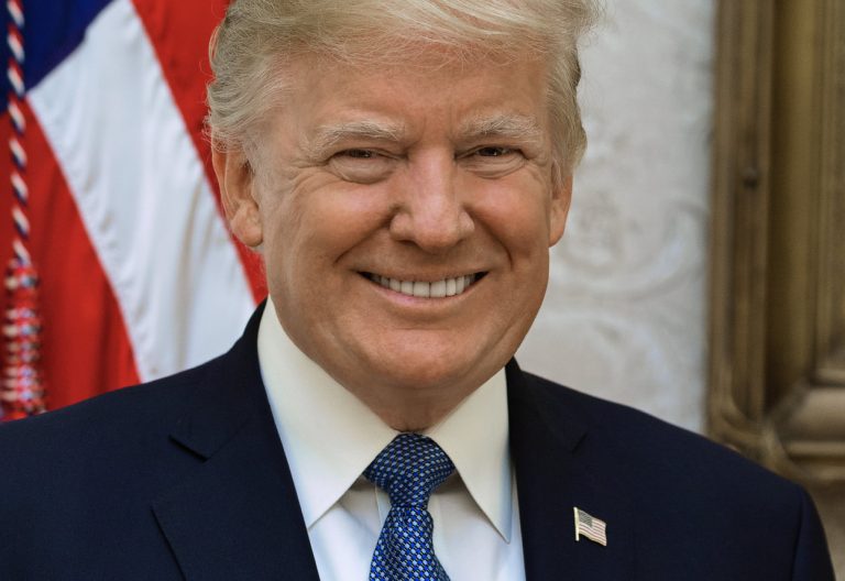 Iconic photo of Donald Trump. PHOTO// @potus /X