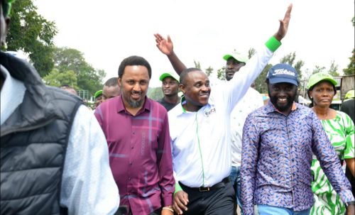 Malala, Methu and DCP leaders in Kakamega