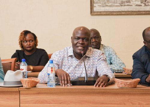 Some of the deputy governors who attended the meeting with the Senate Standing Committee on Devolution and Intergovernmental Relations. PHOTO/https://web.facebook.com/ParliamentKE