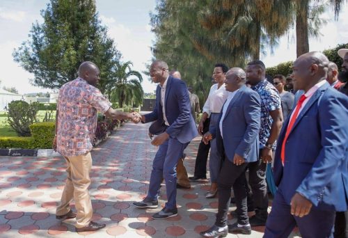 Gachagua when he met leaders from Embu County on Friday, April 2, 2025. PHOTO/https://www.facebook.com/DPGachagua