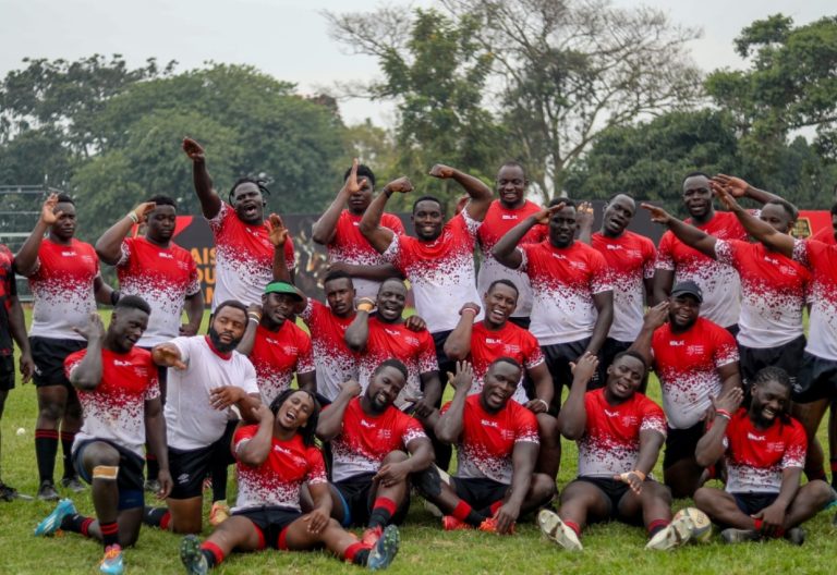 The Kenya Simbas before the game against Uganda Rugby in November 2024. PHOTO/@OfficialKRU/X