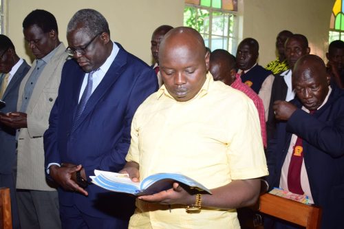 Kiprotich Arap Cherargei with fellow leaders on January 19, 2025. PHOTO/@scherargei/X