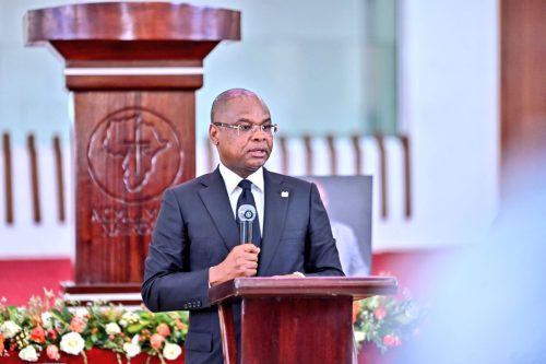 Senate Speaker Amason Kingi during an event in February 2025. PHOTO/@HonAmasonKingi/X
