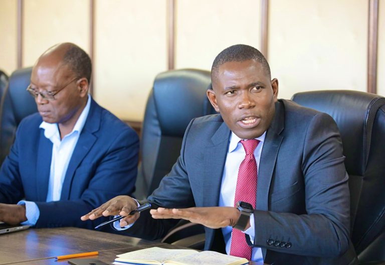PS for Medical Services Dr Ouma Oluga during a strategic meeting Directorate of Policy, Digital Health, and Innovations. PHOTO/@MOH_Kenya/X