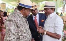 Uhuru and Kalonzo grace wedding of Gideon Moi’s son