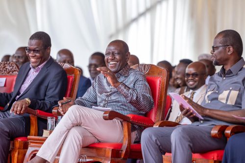 President William Ruto at Kadika Primary School, Suna East Constituency, Migori County. PHOTO/@WilliamsRuto