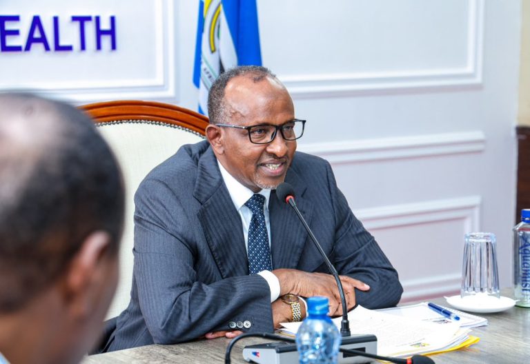 Health Cabinet Secretary Aden Duale presiding over a consultative meeting with the Council of Governors (CoG) on Tuesday, May 6, 2025. PHOTO/@MOH_Kenya/X