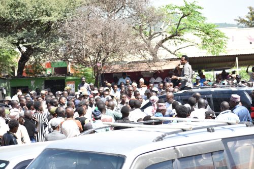 MP Peter Salasya engaging Isiolo residents