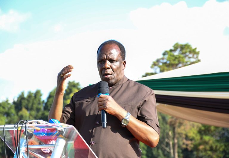 Cooperatives and MSMEs Development Cabinet Secretary Wycliffe Oparanya at a past function. PHOTO/@DrOparanya/X