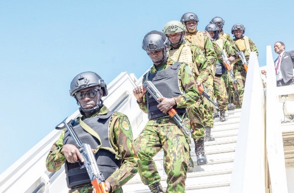 Kenya Police-led Multinational Security Support (MSS) mission in Haiti has been on the ground for the last one year. PHOTO/KENYA POLICE