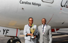 KQ names new Boeing 737 after Burundi station manager Caroline Ndonga