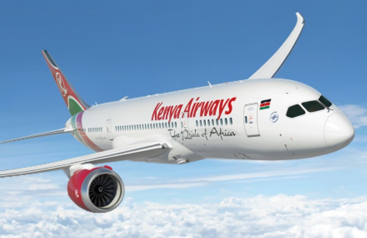 Kenya Airways. PHOTO/K24Tv/X