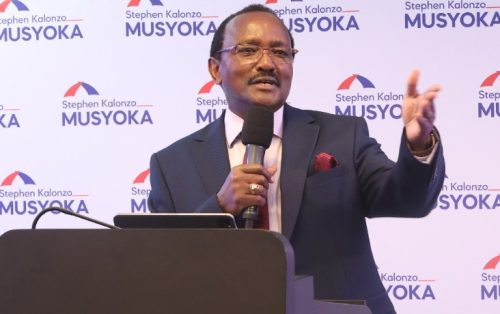 Wiper Leader Kalonzo Musyoka.